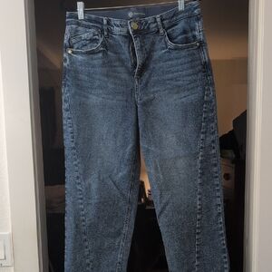 Democracy Dark Blue Straight Leg Jeans